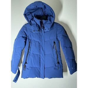 Vince Camuto Women's Jacket Royal Blue‎ Puffer Insulated Great Condition